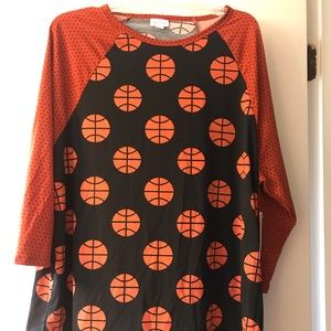 LuLaRoe Basketball Randy 3XL NWT